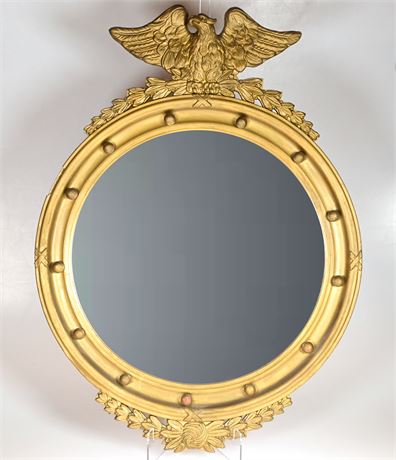 Giltwood Convex Mirror