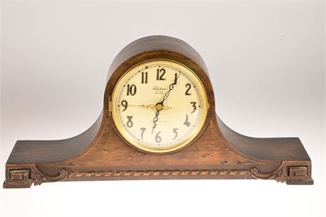 Telechron Motored Auxiliary Westminster Mantel Clock