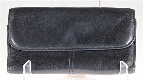 Genuine Coach Black Leather Wallet