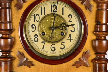 Art  Nouveau Wall Clock