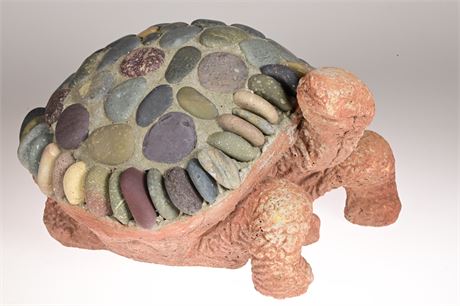 Concrete Riverstone Turtle