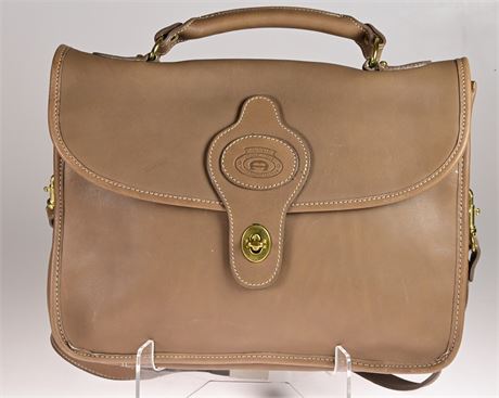 Etienne Aigner Leather Messenger Bag