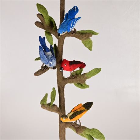 Felt Hanging Birds