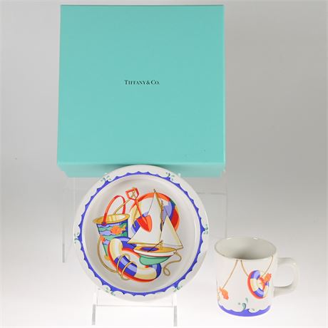 Tiffany & Co. Child's Bowl & Cup Set