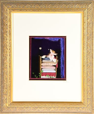 "Princess and The Pea" Miniature Vignette by Christine