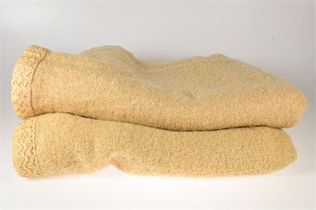 Pair Lan-Air-Cel Twin Blankets