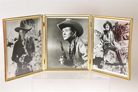 Western Photos in Tri Fold Frame