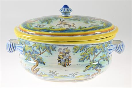 Talavera España Ceramic Dish with Lid