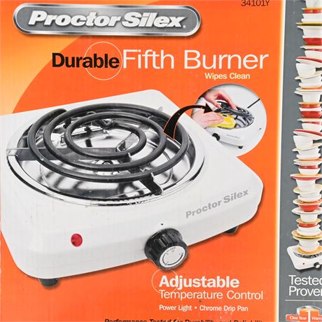 Proctor Silex Durable Fifth Burner