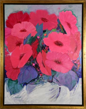 French School Signed Lemeret Painting